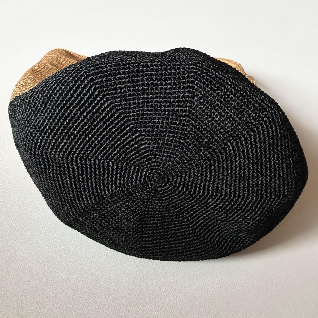 未使用級✨MAISON KEYS　メゾンキーズ　カゴバッグ　バイカラー　洗える