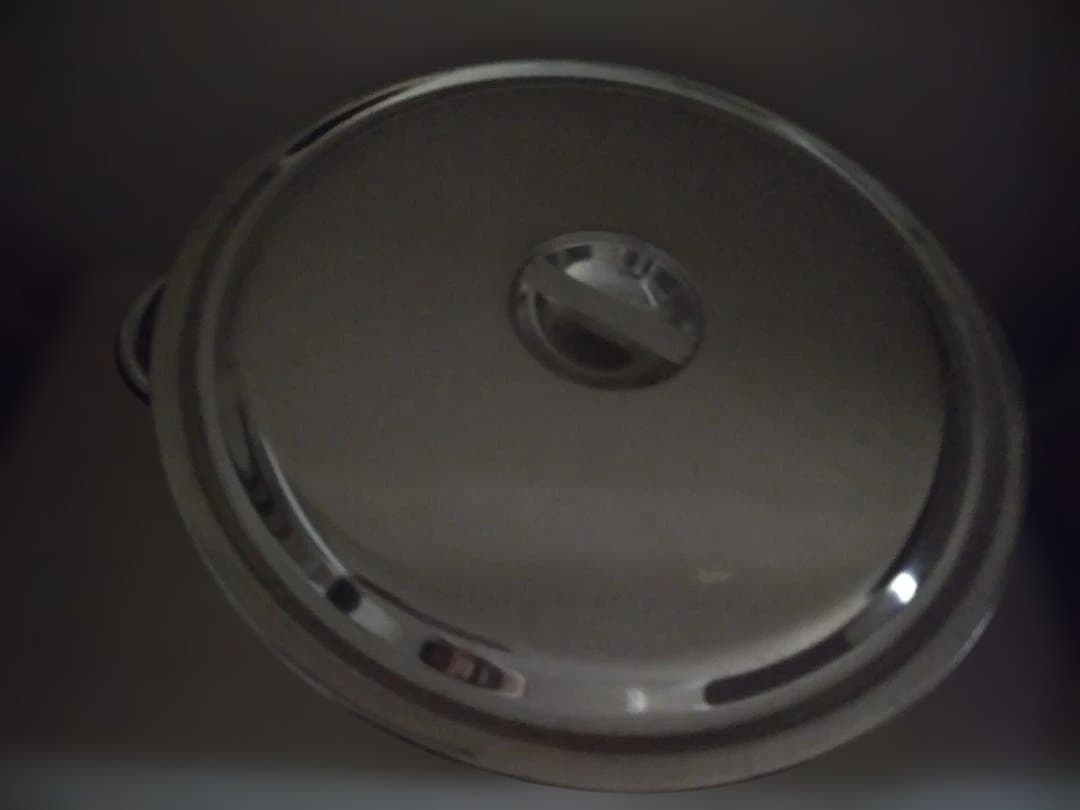 Ωシルバーアロー18-8STENLESSSTEEL・半寸胴鍋45CM