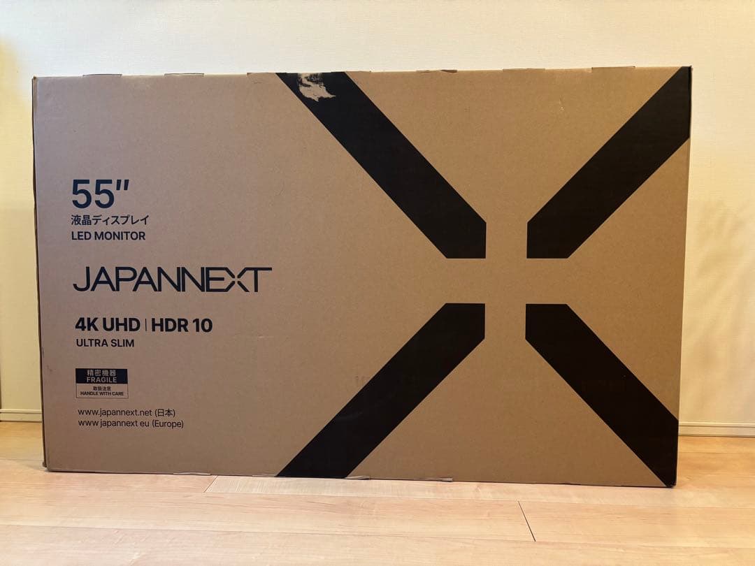 JAPANNEXT 55インチ4Kモニター 美品 JN-IPS5503TUHDR