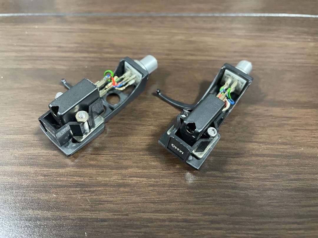 2個セット SHURE M44G カートリッジ テクニクス ヘッドシェル