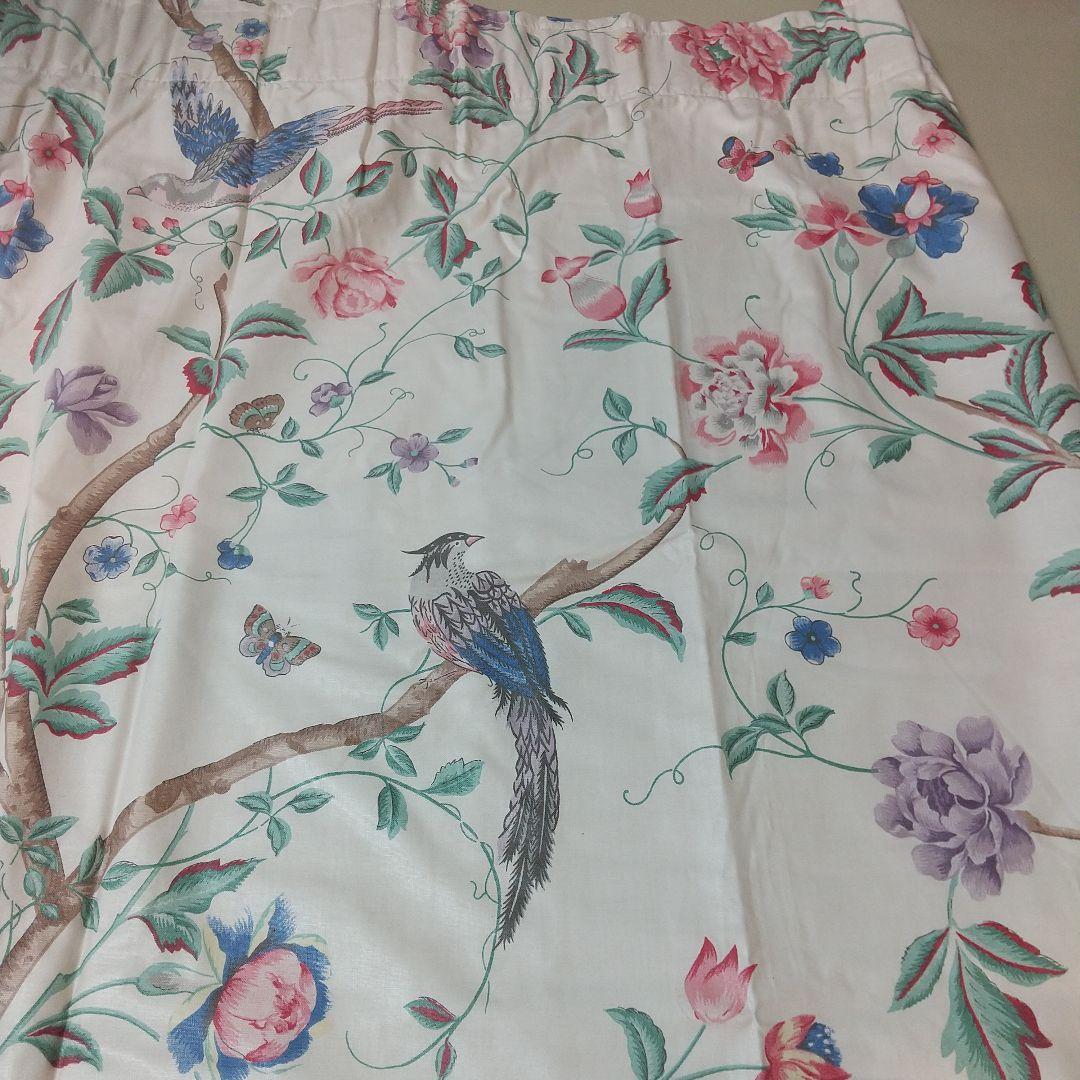 エルベデン ハンドメイドカーテン ローラアシュレイ 綿生地