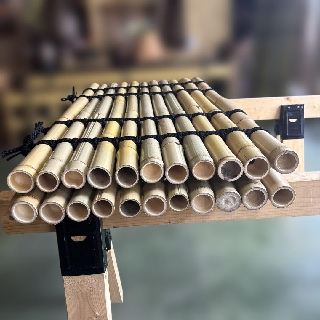 【ポパイさん専用】天然白竹　井戸蓋　2枚編み