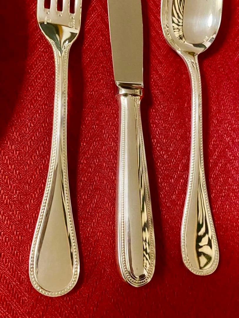 【Rickさま専用商品】クリストフル パール テーブルサイズ カトラリーセット