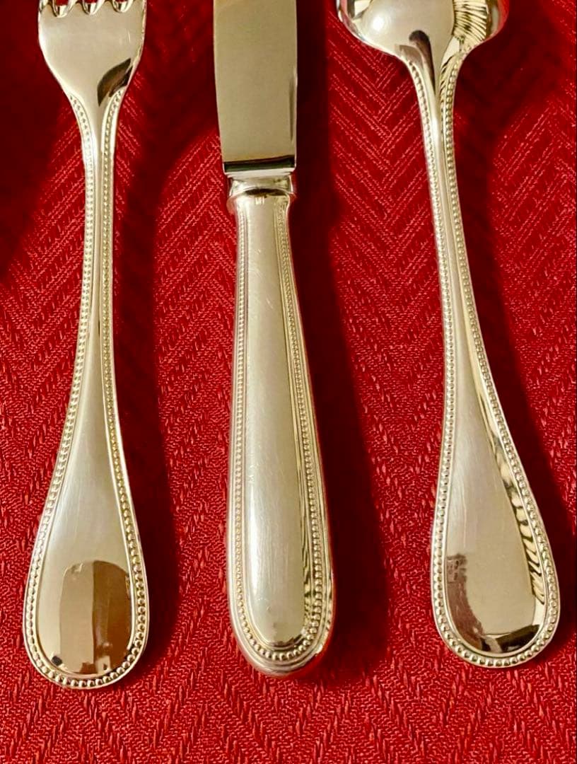 【Rickさま専用商品】クリストフル パール テーブルサイズ カトラリーセット