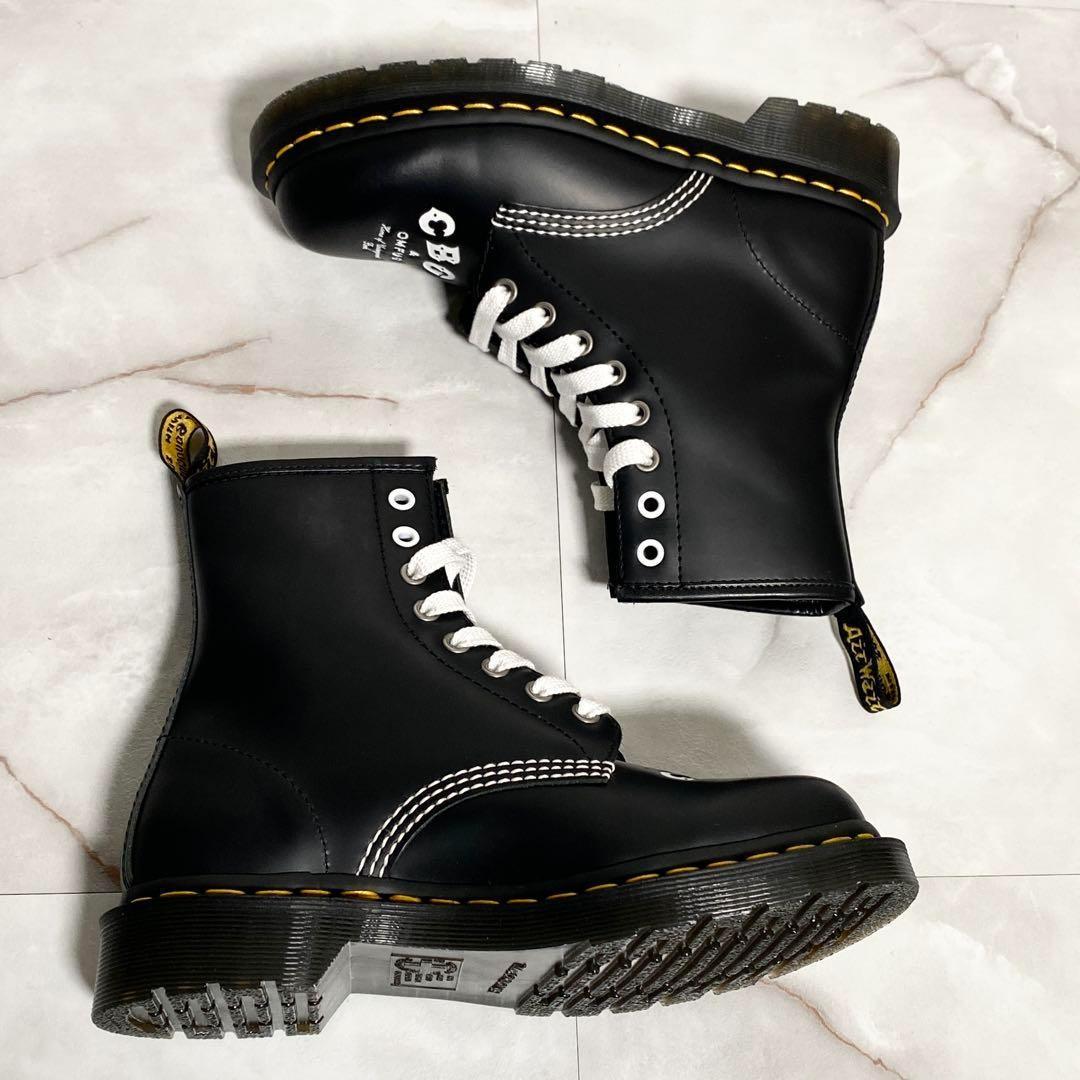 A15571 未使用 ドクターマーチン×CBGB 60周年 8ホールブーツUK4