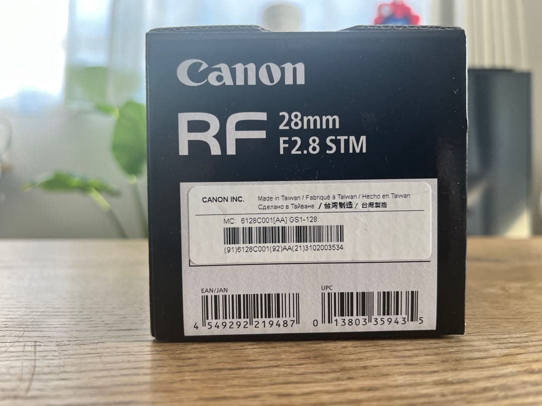 【美品】Canon RF 28mm F2.8 STM レンズ