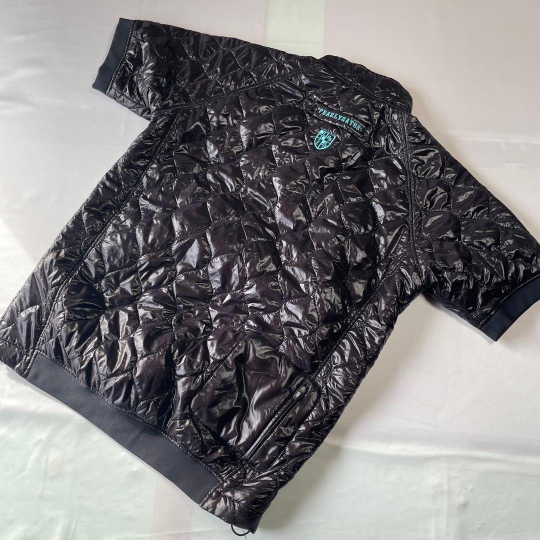 未使用級　パーリーゲイツ　中綿　ハーフジップ　刺繍ロゴ　ジャケット　キルティング