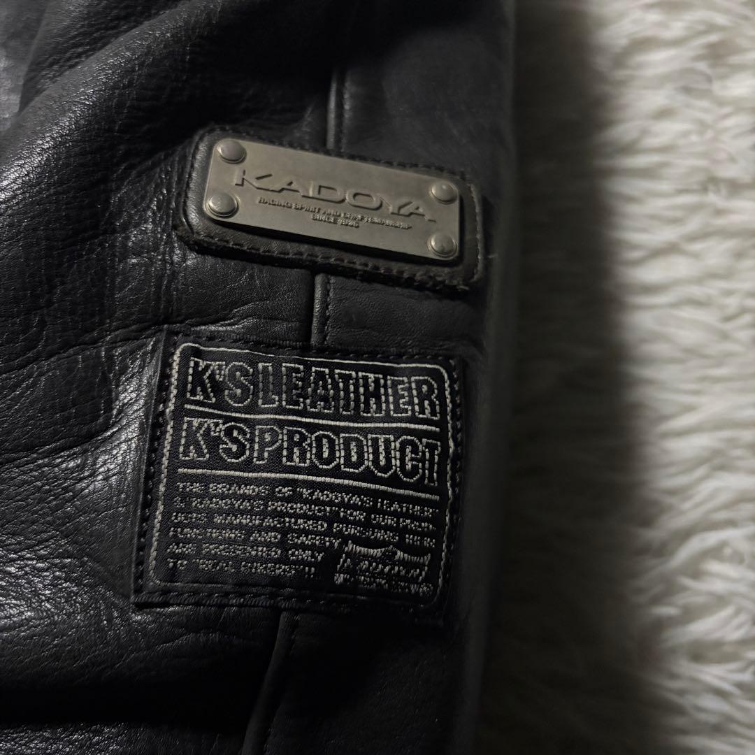 K's Leather KADOYA スウェーデン軍モーターサイクルジャケット