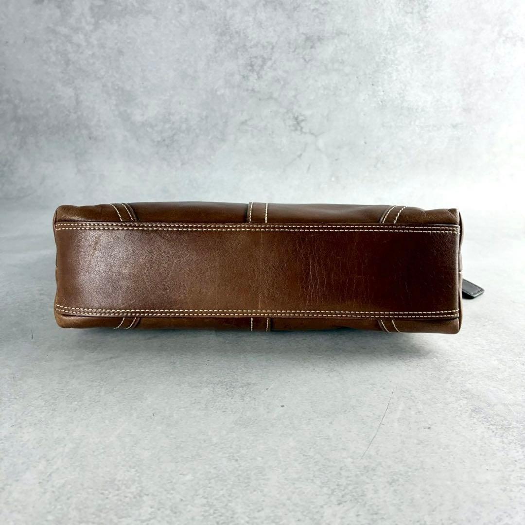 ✨美品✨コーチ　ハンドバッグ　ワンショルダーバッグ　レザー　ブラウン