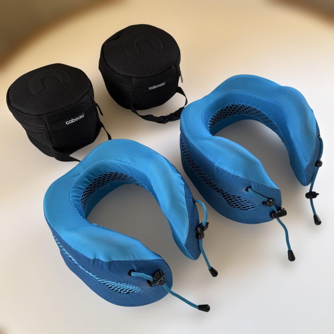 【cabeau】ネックピロー 2個セット【美品】