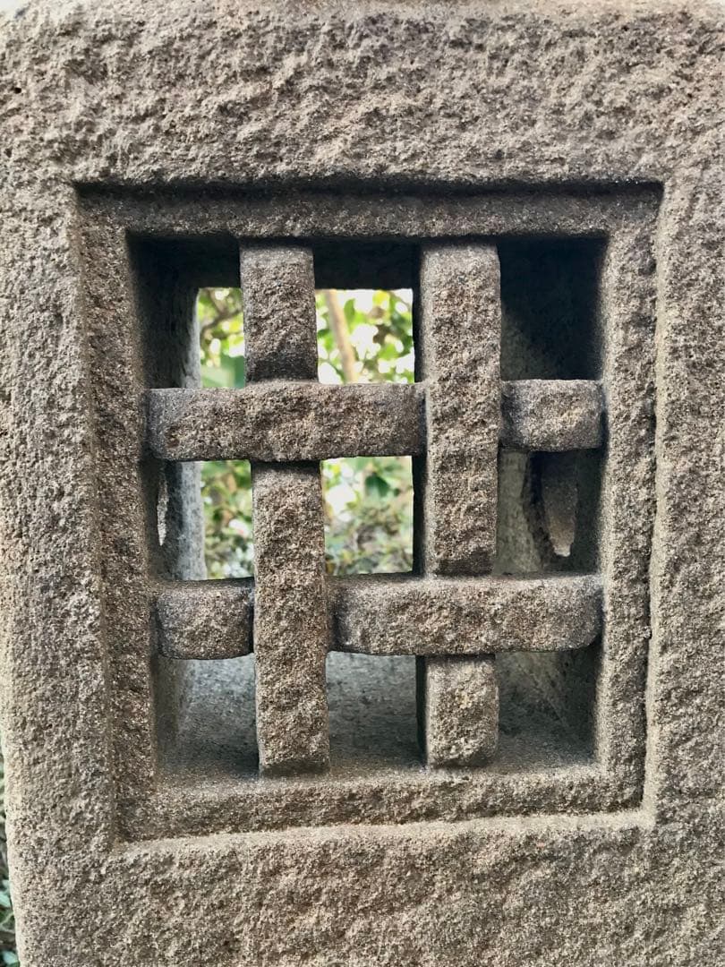 【天然自然石・道しるべ灯篭・茶庭灯篭】庭石オブジェ置物箱庭ガーデニング造園坪庭