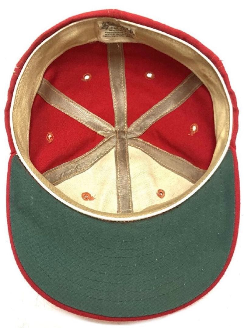 ウェア VINTAGE 50's BASEBALL CAP \"S\" FELTPATCH