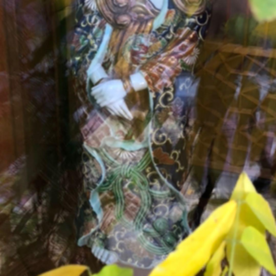 九谷　立観音菩薩像