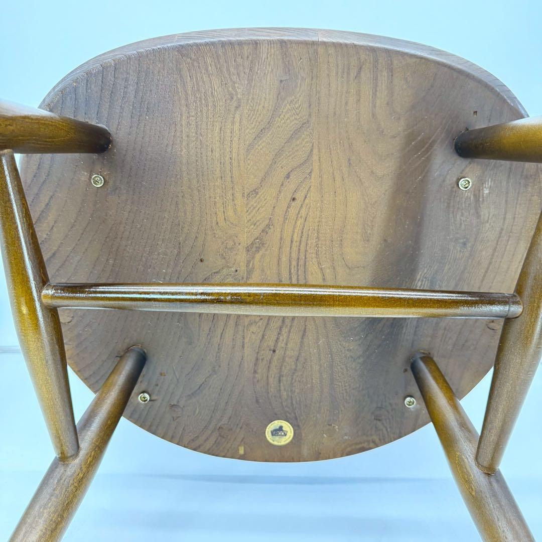 ERCOL アーコール スモーカーズチェア カウホーンチェア vintage