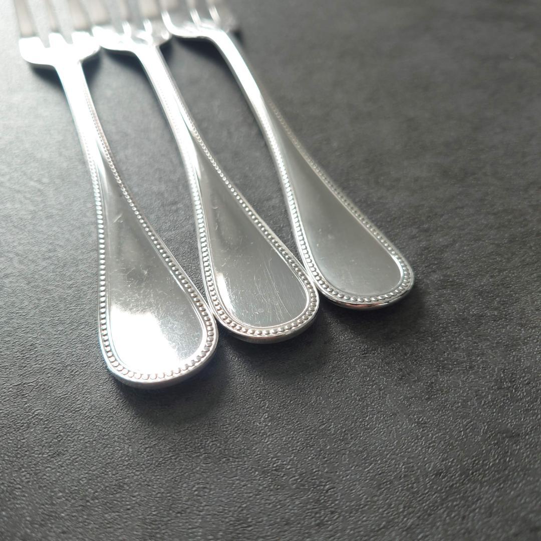 クリストフル パール ケーキフォーク 3点