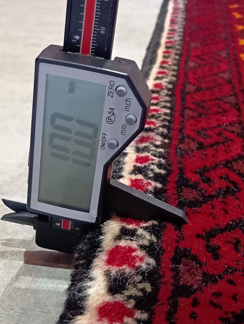 ペルシャ絨毯　オールド　バルーチ　トライバルラグ　イラン　手織り(18)