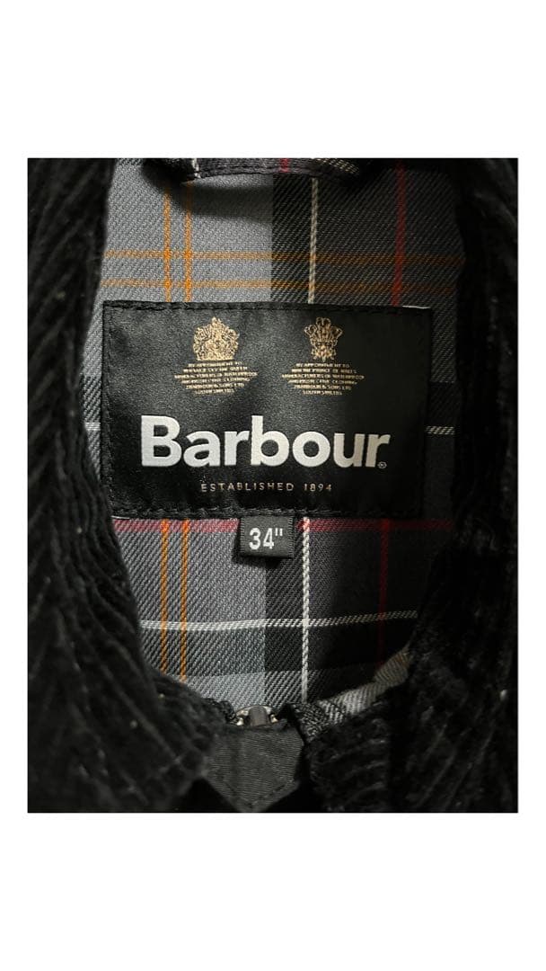 Barbour/バブアー OS Border 34
