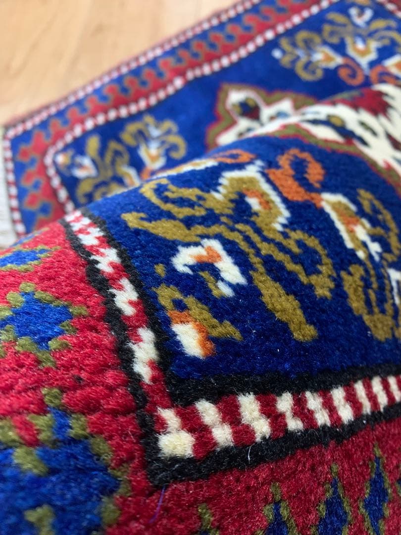 のま　トルコヴィンテージラグ　トルコ絨毯　ハンドメイド