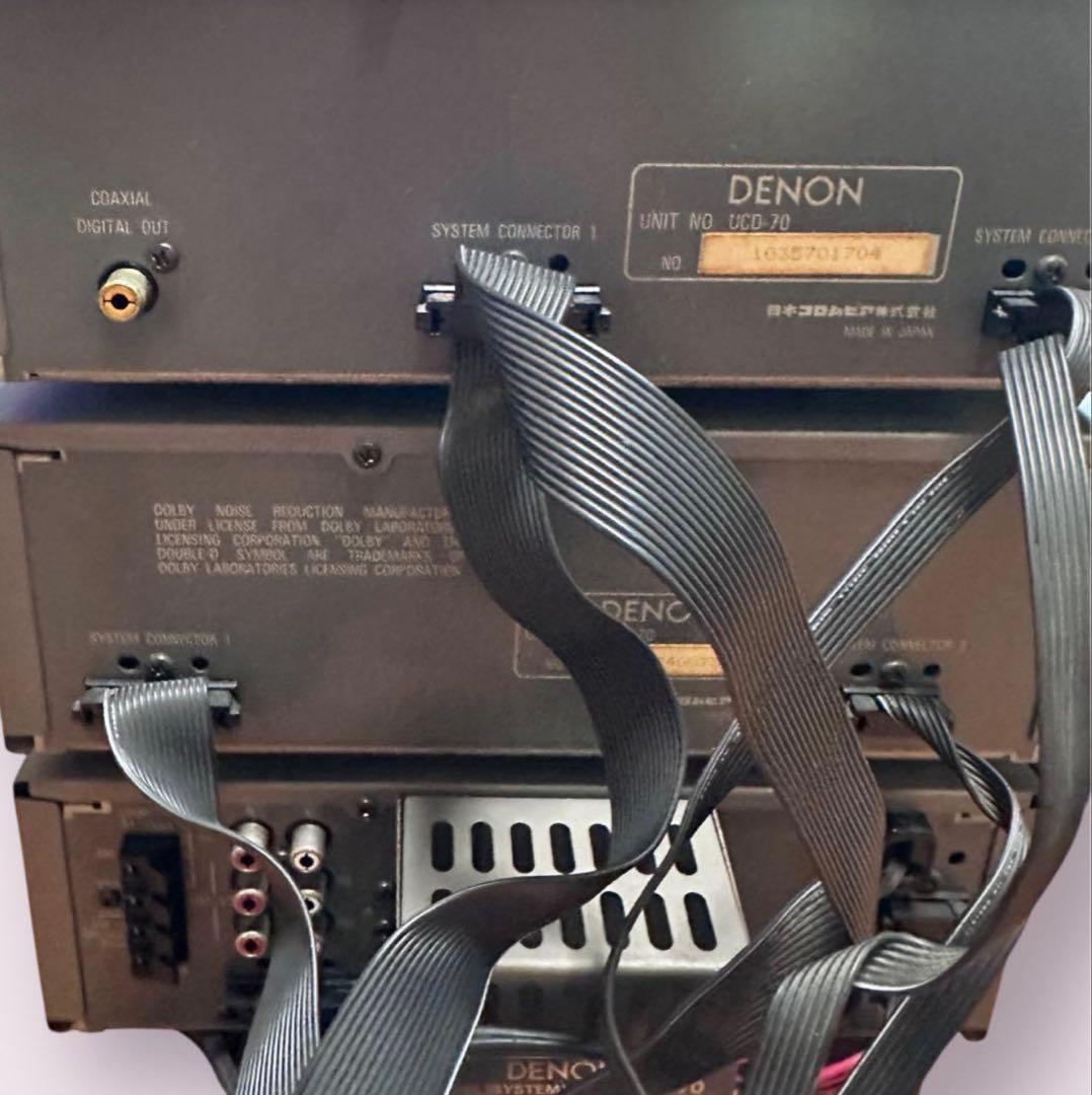 DENON D-70 UCD-70 UDR-70 CD・テープコンポシステム