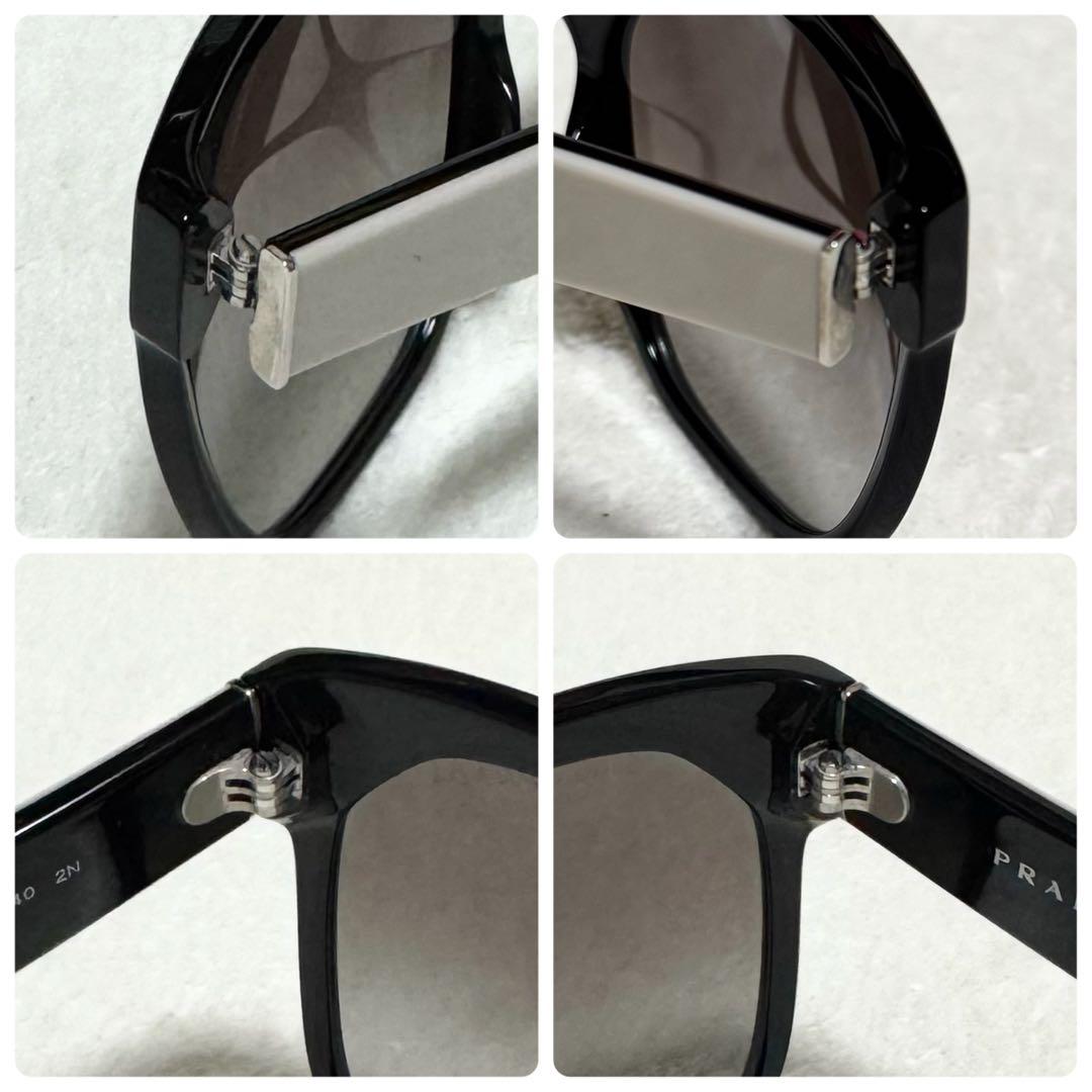 新品未使用 PRADA プラダ サングラス レディース ミラノ ロゴ グレージュ