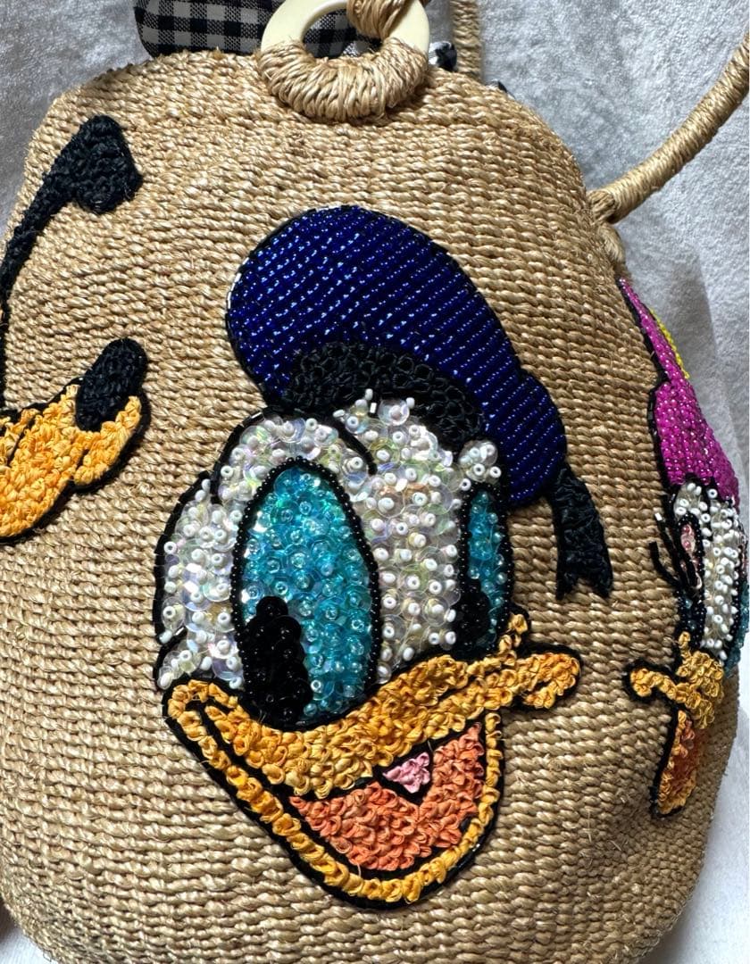 ビームスボーイ 20th 別注 Disney オールスター カゴバッグ