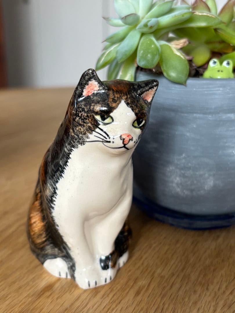 猫の置き物３点セット フィリップ・ローレストン作 英国BABBACOMBE窯