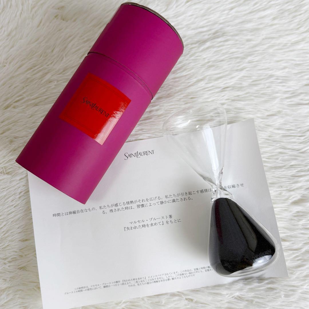 希少♡新品未使用♡Saint Laurent サンローラン ブランドロゴ 砂時計