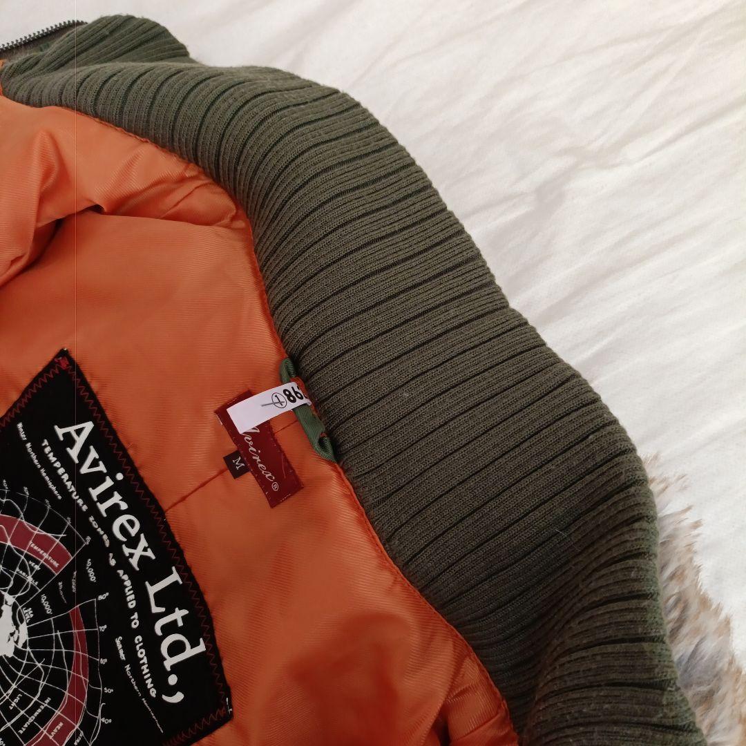 【美品】Avirex Ltd ラクーンファー　モッズコート L-2B ロング丈