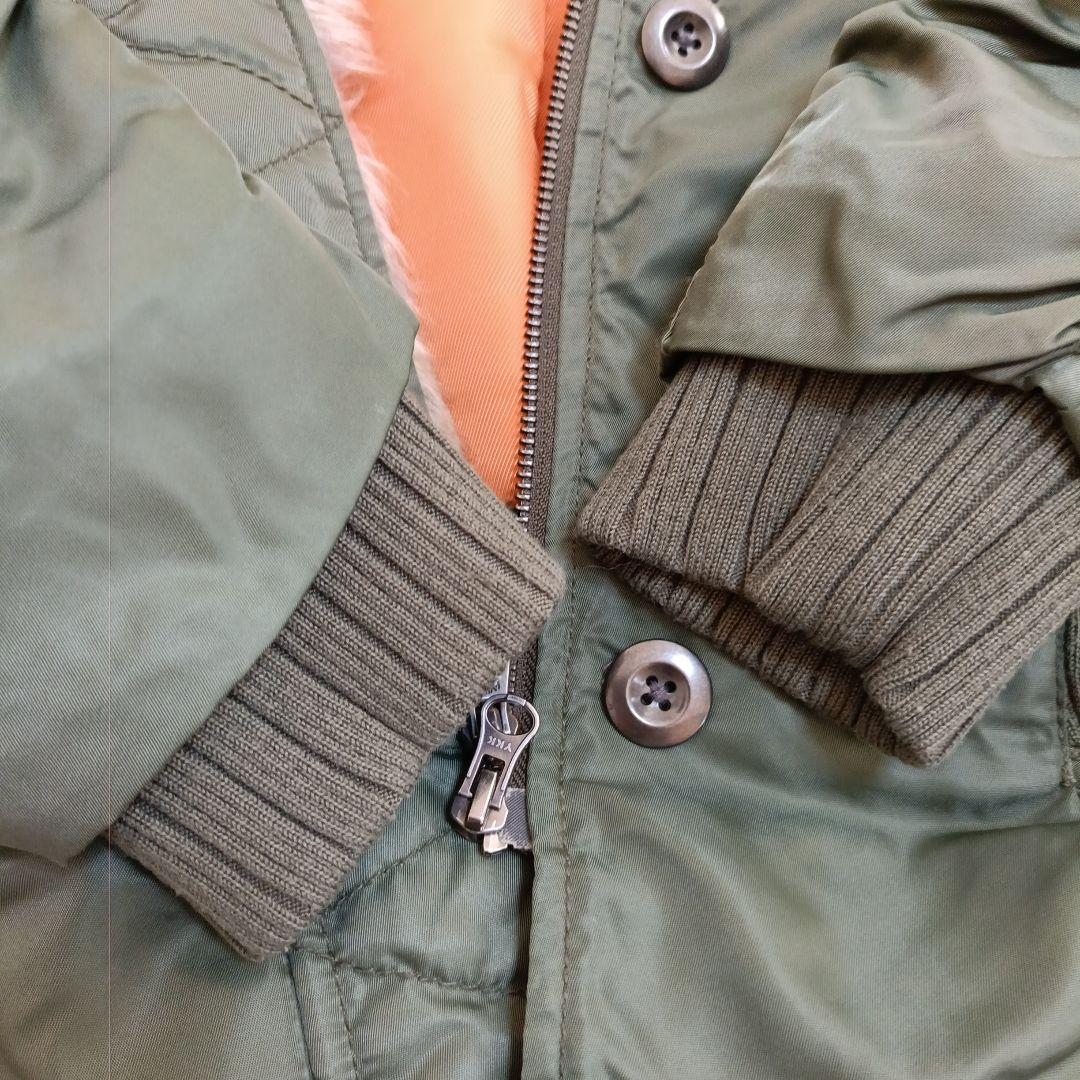 【美品】Avirex Ltd ラクーンファー　モッズコート L-2B ロング丈