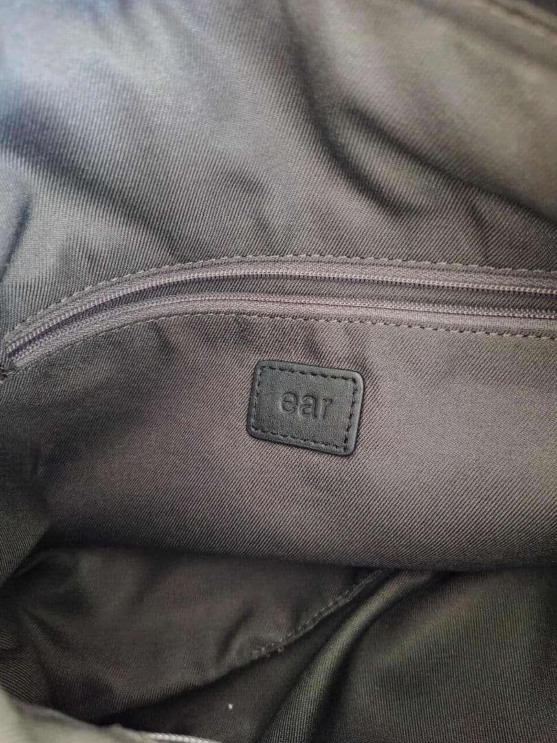 ear PAPILLONNER 2WAYレザーショルダーバッグブラック