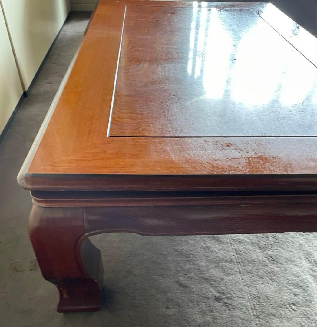 木製座卓 こたつ　茶色 シンプルデザイン