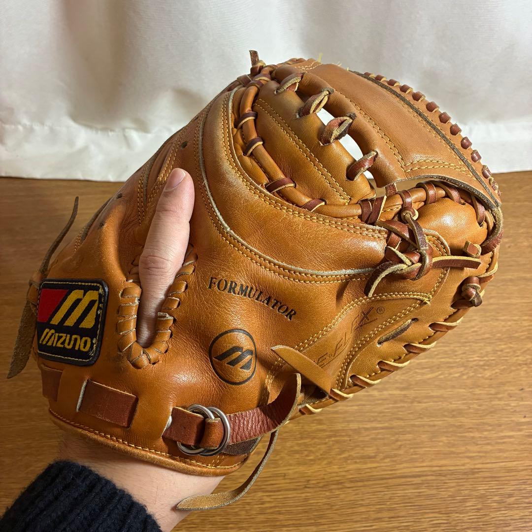 ミズノ ワールドウィン 一般硬式 キャッチャーミット 大人用 美品