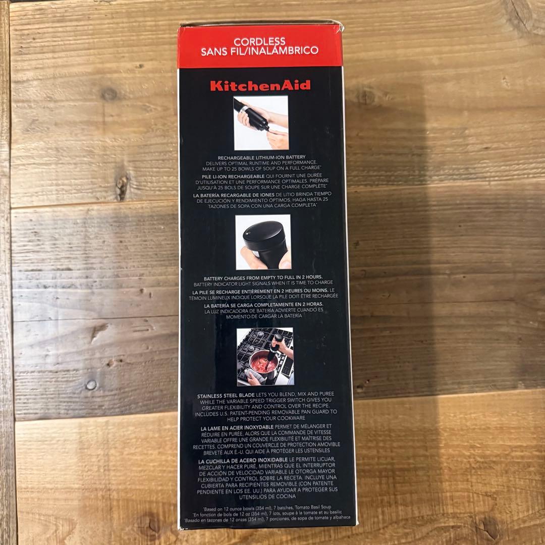 コードレス ハンドブレンダー キッチンエイド日本未発売