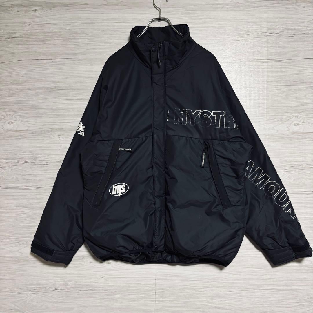 【希少デザイン】ヒステリックグラマー　ナイロンジャケット　Lサイズ　ヒスガール