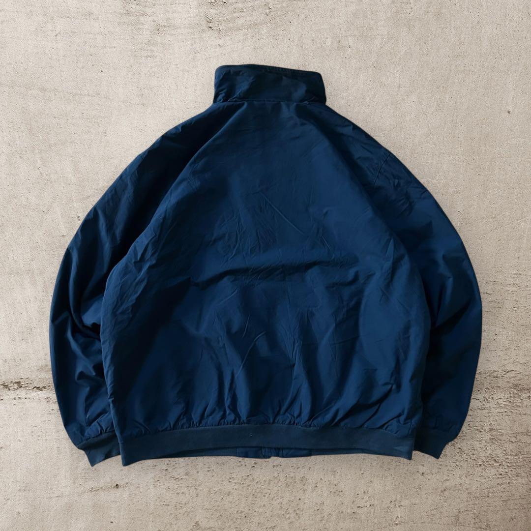 L.L.Bean90sナイロンウォームアップジャケットシンサレート裏フリース短丈