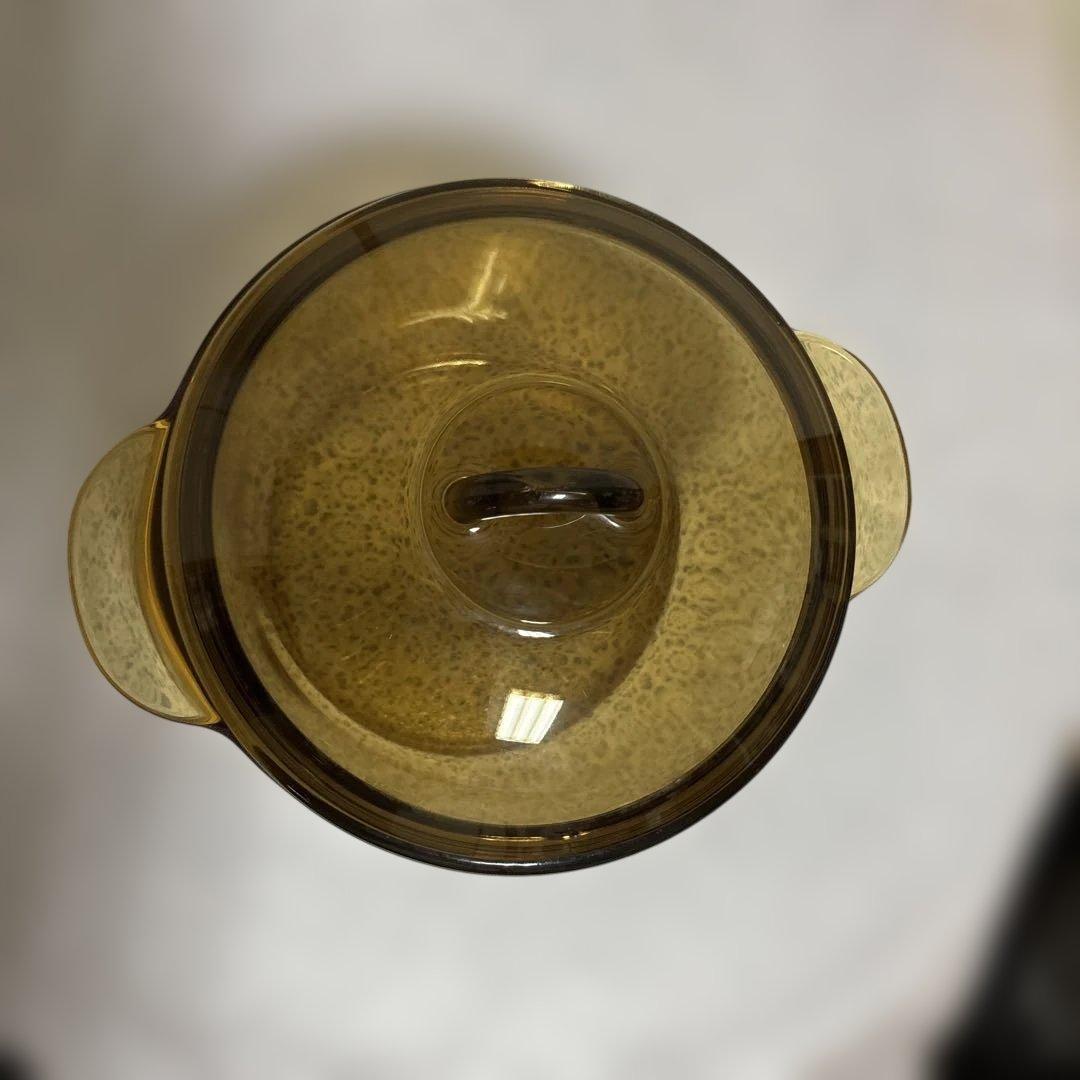 ガラスクックポット、耐熱ガラスソースパンパスタポット蓋付きフランス製