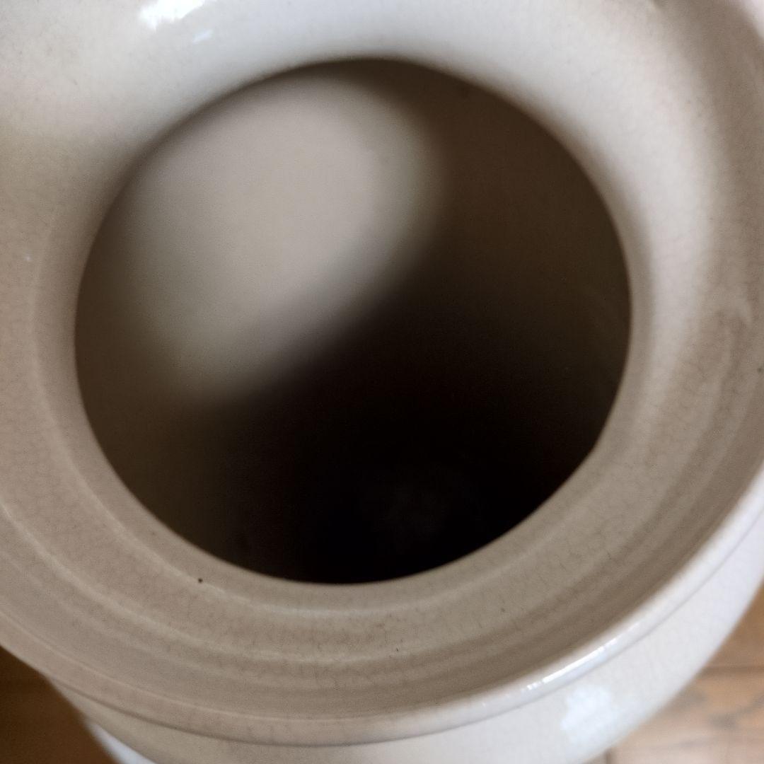 大型 花瓶 山水画 飾壺 高さ約59.5cm 和陶器 陶磁器 床の間 インテリア