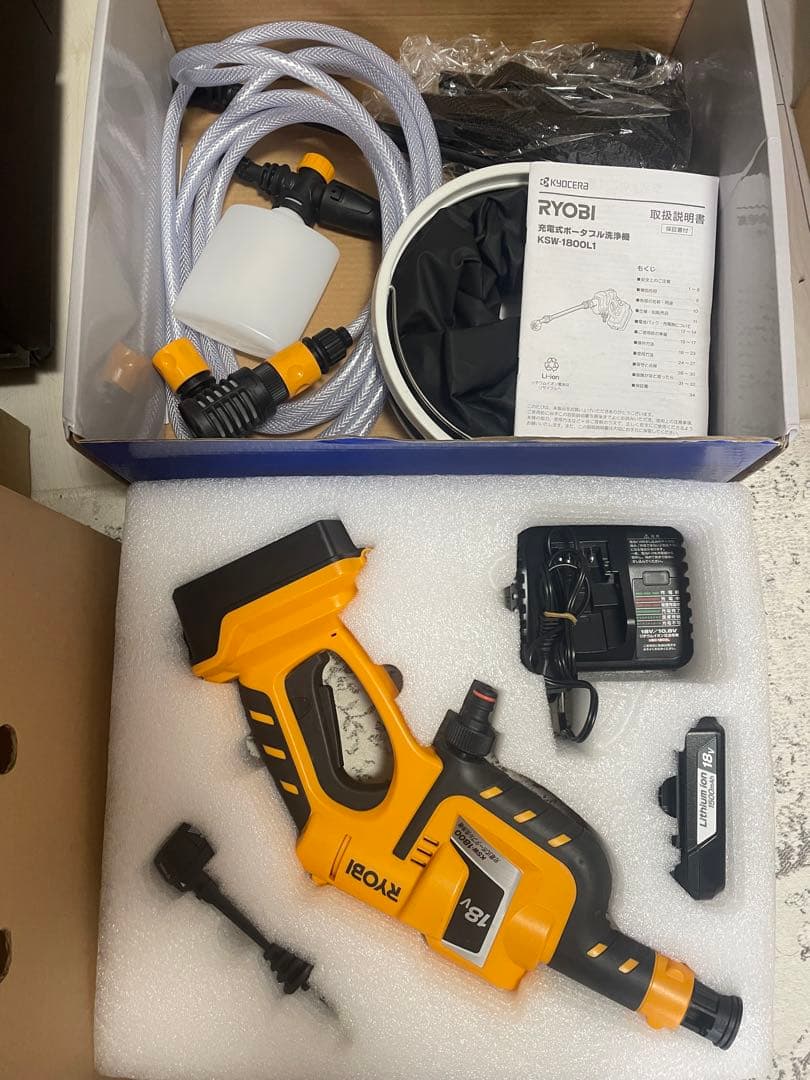 KYOCERA RYOBI 京セラ　リョービ　高圧洗浄機　KSW-1800L1