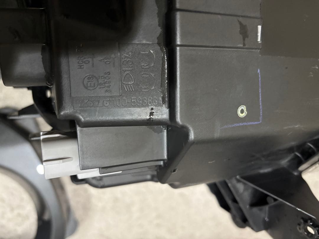 MK53S スペーシアギア 純正 ヘッドライト 左