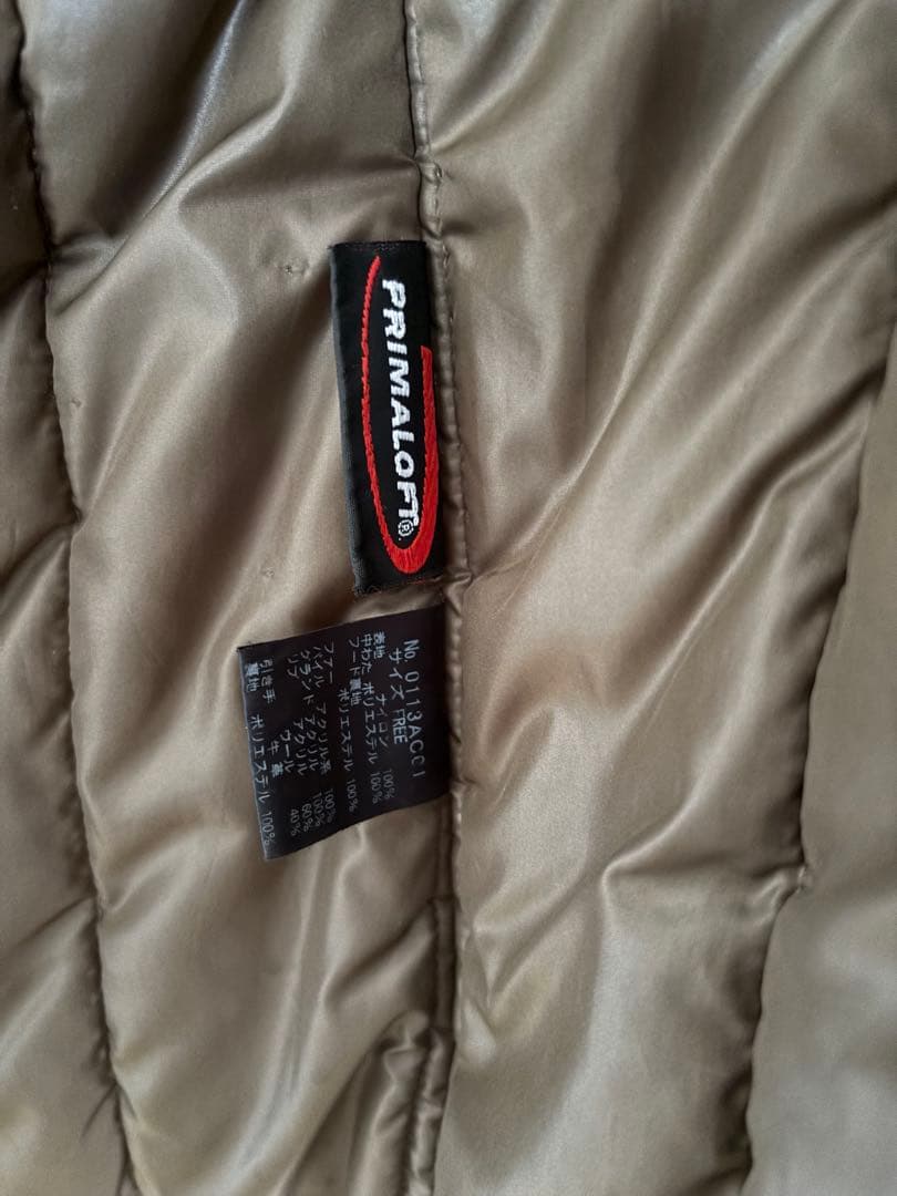 HYSTERIC GLAMOURオリーブ色ファー付コート