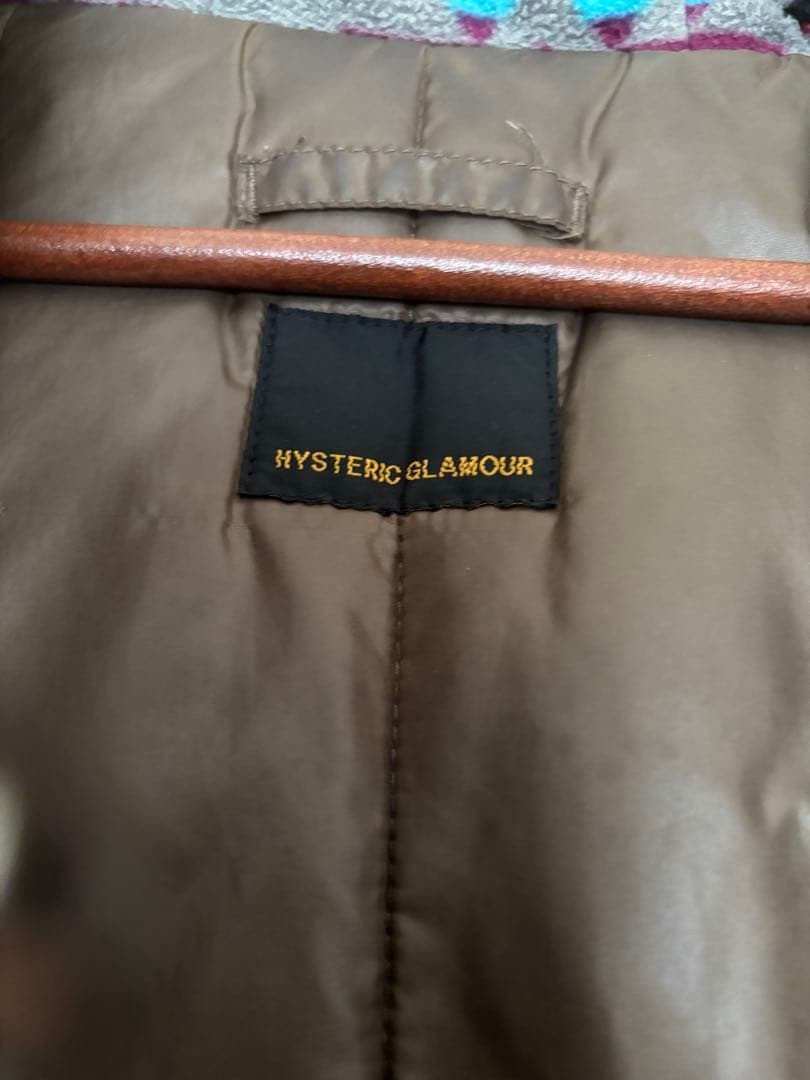 HYSTERIC GLAMOURオリーブ色ファー付コート