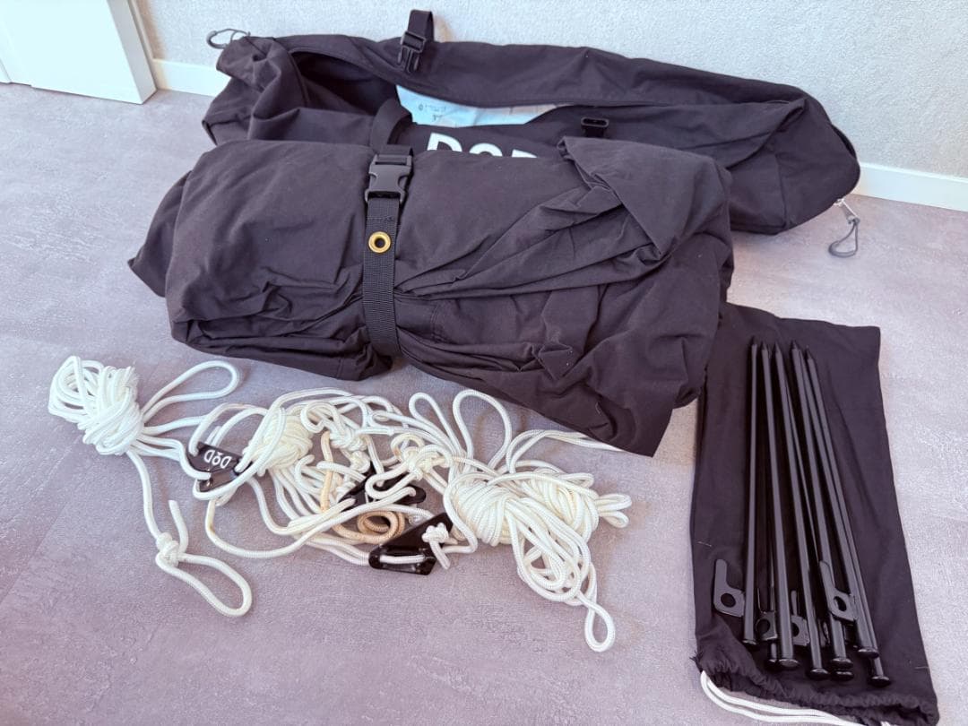 DOD いつかのタープTC ブラック TT5-919-BK