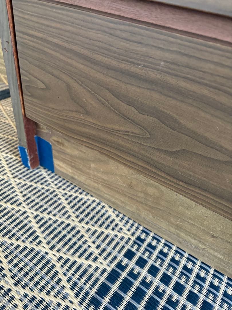 【昭和レトロ】木目がキレイなチェスト 6段