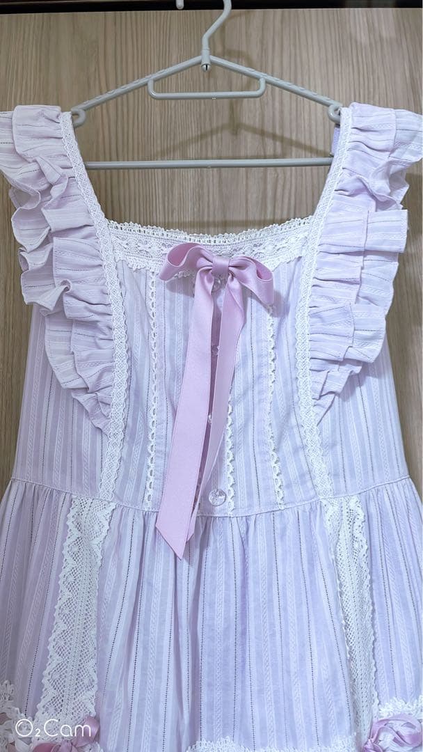 アンジェリックプリティ クレッシェンドティアード ラベンダー リボン