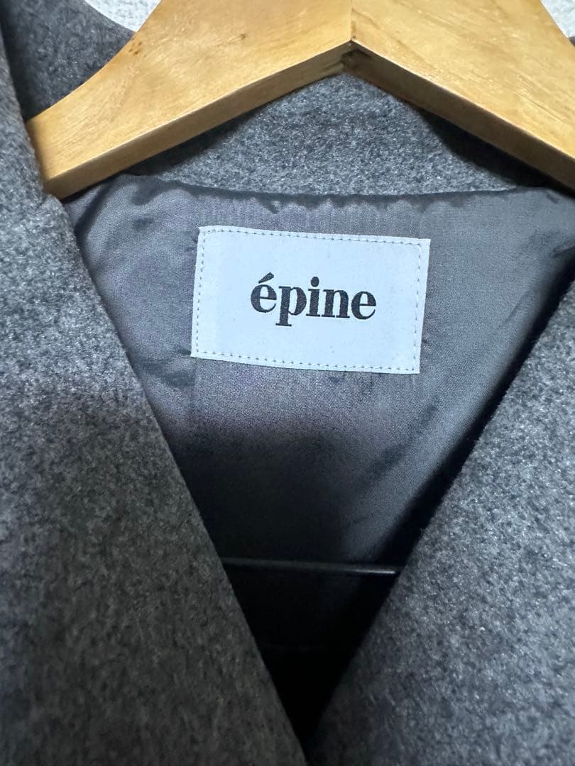 ジャケット・アウター Epine volume wool tailored coat