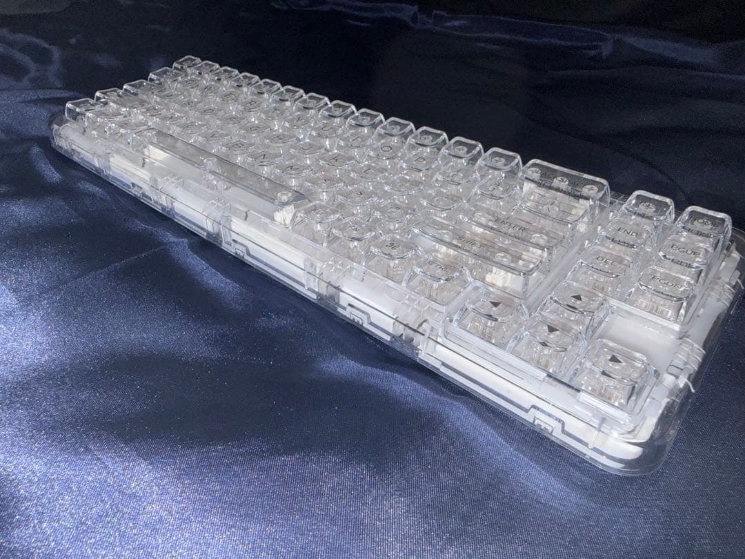 YUNZII X71 メカニカルキーボード ワイヤレス クリスタルアイス軸