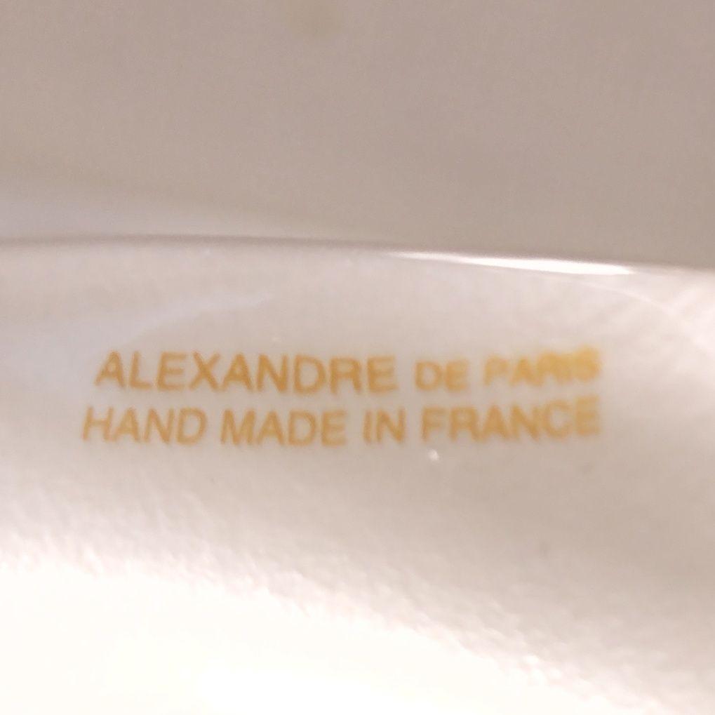 ALEXANDRE DE PARIS　ヘアクリップ L　花　フラワー　ホワイト