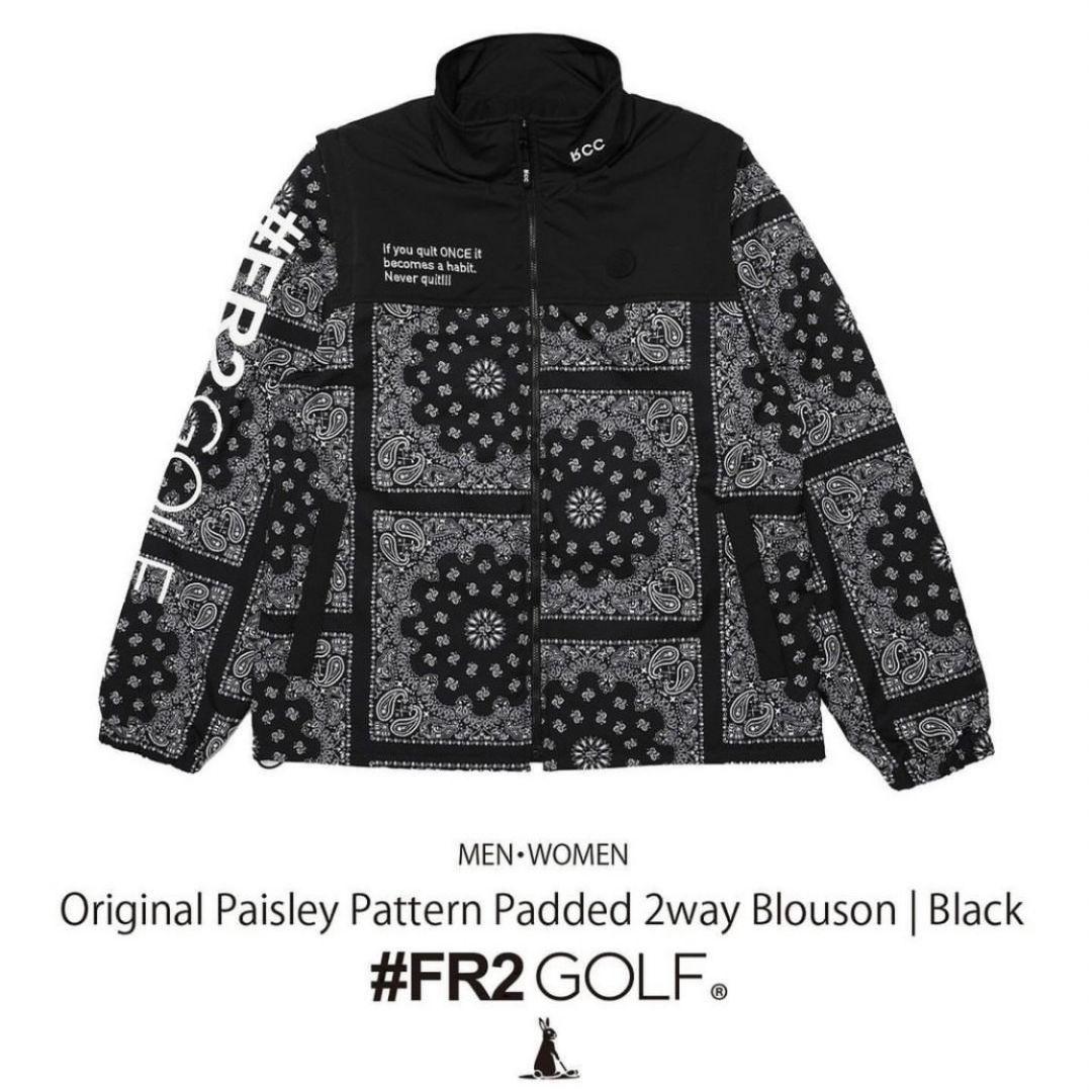 【激レア】 FR2 GOLF ペイズリー柄 2wayブルゾン