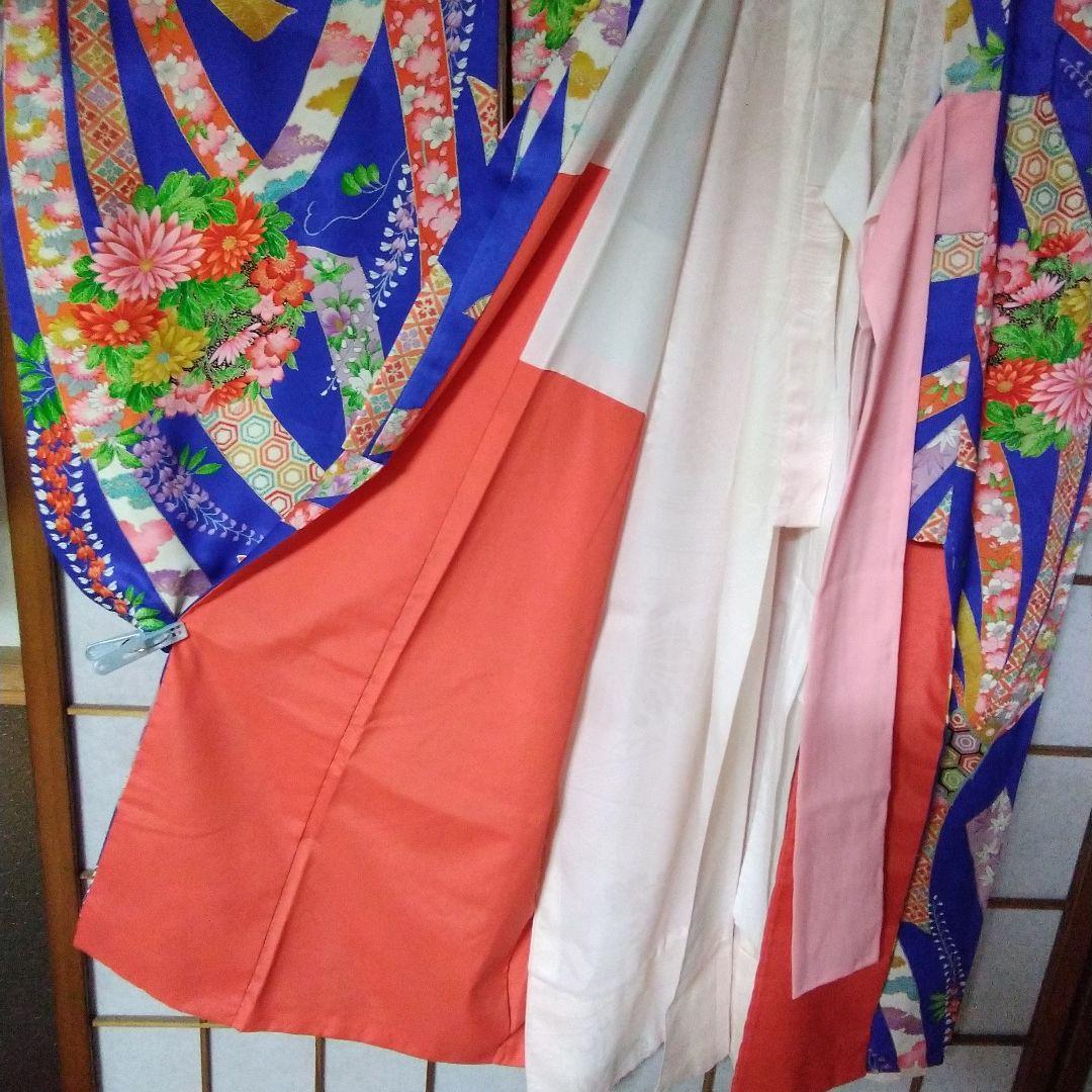 3歳から5歳向け・正絹のお着物セット