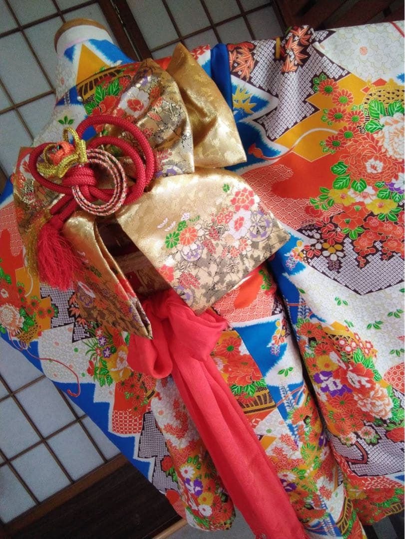 3歳から5歳向け・正絹のお着物セット